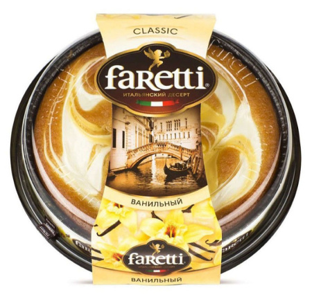 Торт бисквитный Faretti Ваниль